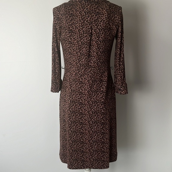 NWT Talbots Cheetah long sleeved dress - Picture 6 of 7